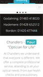 Mobile Screenshot of chandlersopticians.co.uk